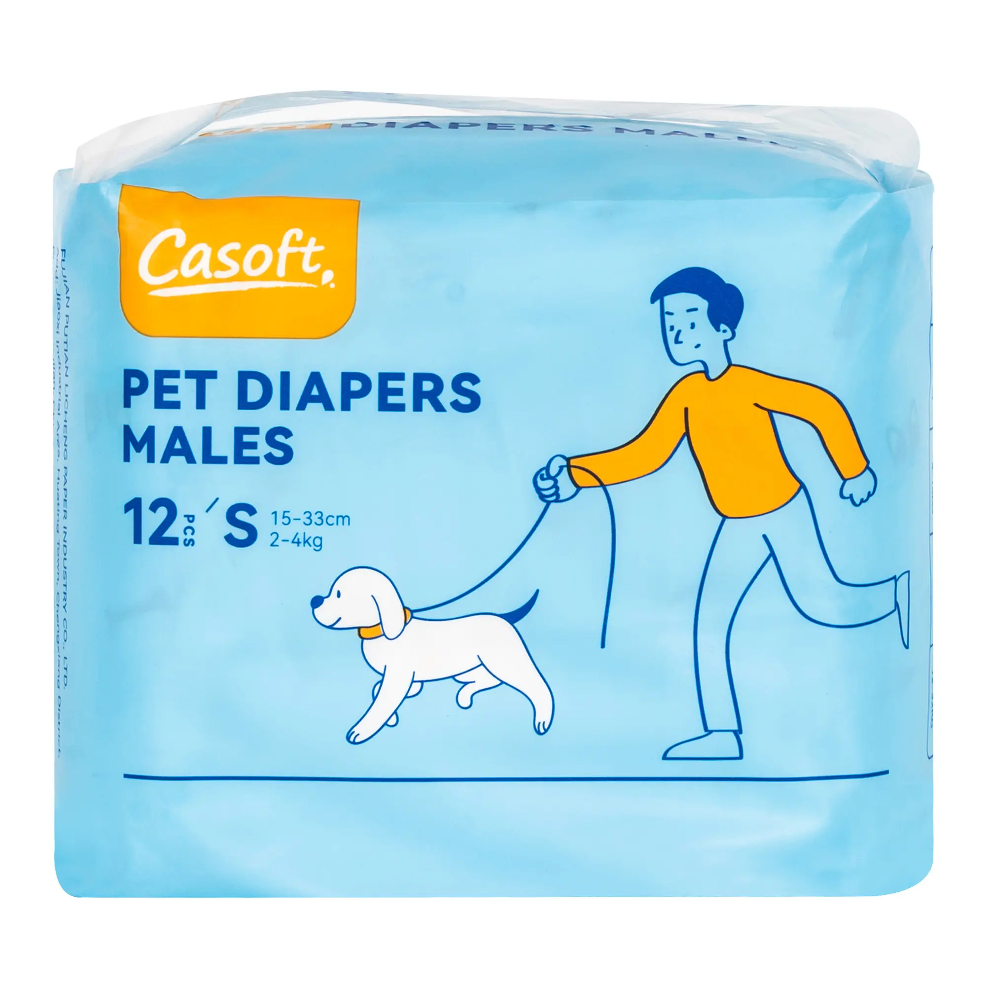 Popok Pempers Anjing Jantan Betina - ISI 10+2 PCS (SIZE S)
