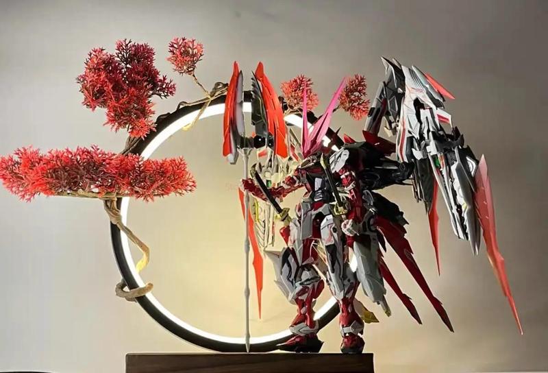 Product Introduction of In Stock Anime Mobile Suit Warm Light Led Ring Lamp Usb Socket Display Bracket Light Ring Christmas Gifts Anime Figures Toys 15