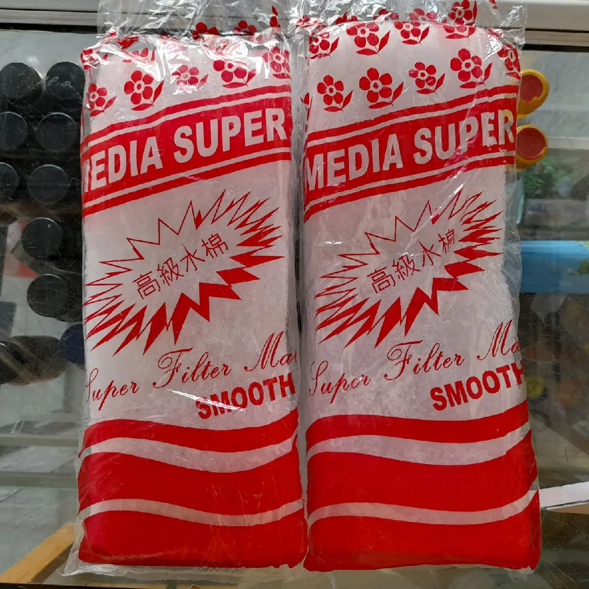 busa filter / kapas saringan untuk pembersih akuarium atau kolam
