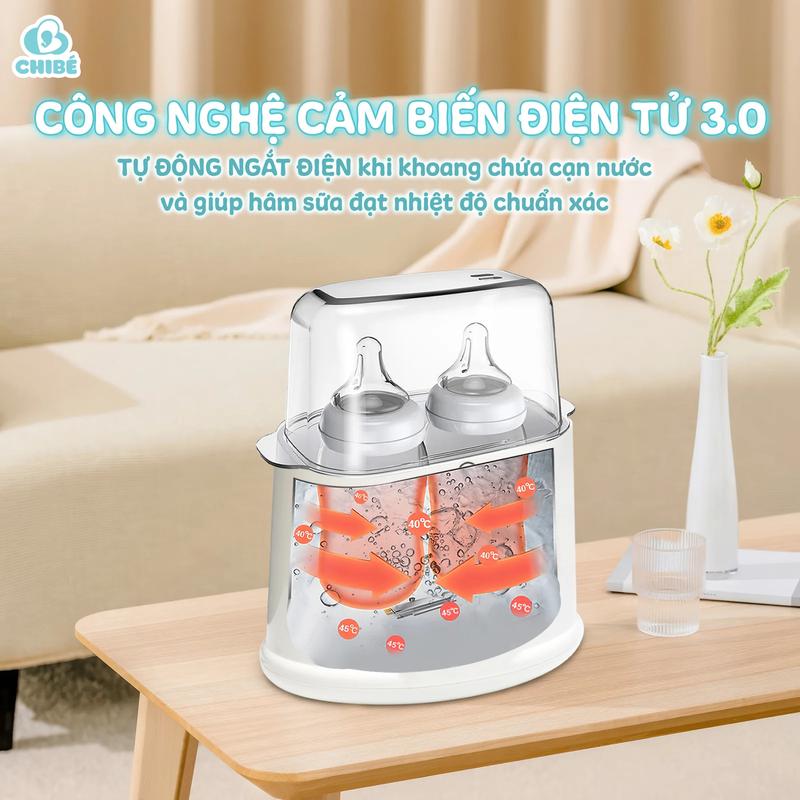 Máy hâm sữa đôi ChiBé - Bảo hành chính hãng 18 tháng 3