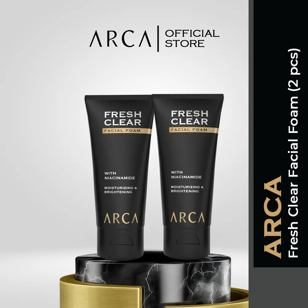 [Double] ARCA Fresh Clear Facial Foam - Sabun Cuci Muka