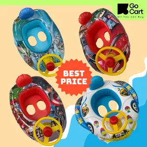 GOCART ID | Ban Renang Duduk Anak ada Setir dan Klakson | Ban Renang Perahu Anak | Swimming Ring Kid