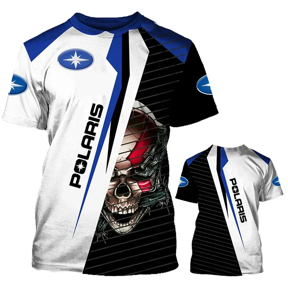Four-season wearable 3D printed quick-drying breathable sports men's large size crew neck racing training shirt; breathable quick-drying short-sleeved shirt.