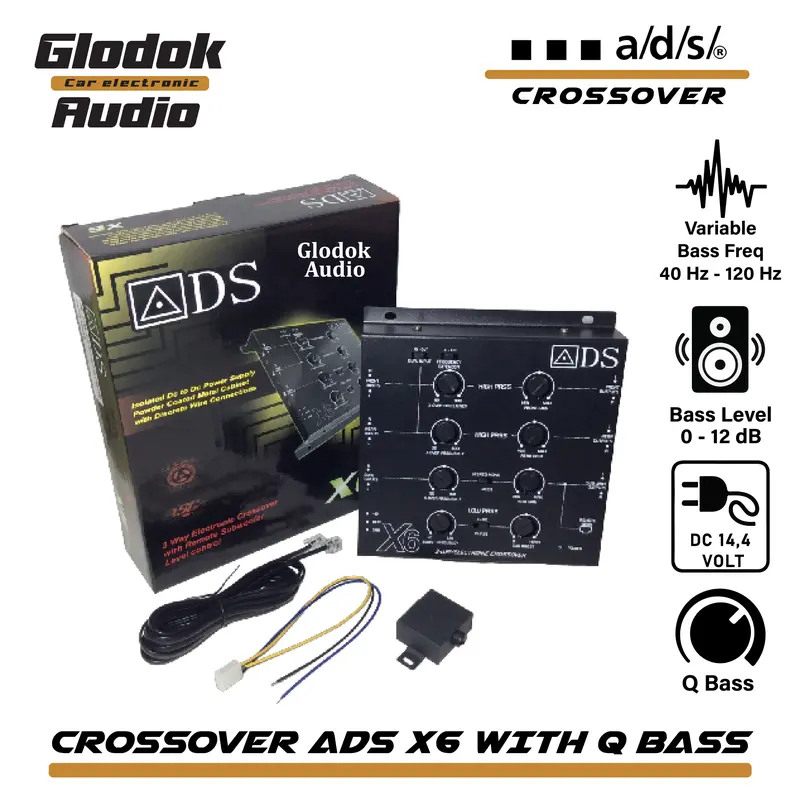 Crossover ADS X6 Vibe (Hitam) 0