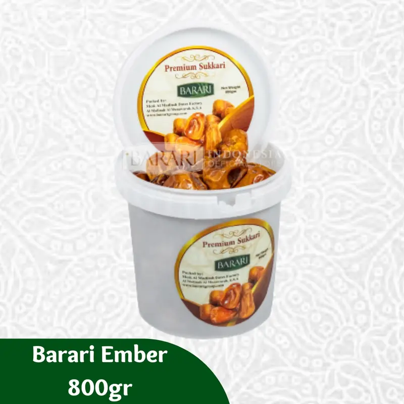 Kurma Barari Sukari Premium 800gr Sukari Ember 0