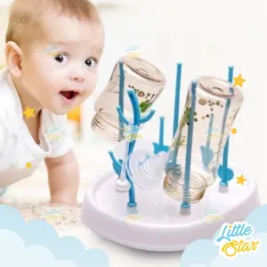 Rak Pengering Botol Susu Bayi Drying Rack Holder Baby Bottle