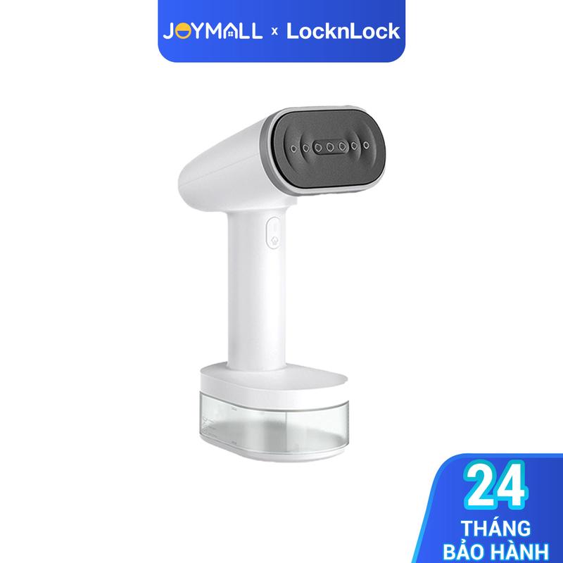 Bàn Ủi Hơi Nước Cầm Tay LocknLock ENI223WHT - Hàng Chính Hãng Mặt Là Phủ Sứ Làm Nóng Nhanh 30s - JoyMall Ủi Quần Áo Là Quần Áo Bàn Là Hơi Bàn Là