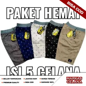 PAKET HEMAT 100 RIBU DAPAT 5 PCS CELANA PENDEK PRIA MOTIF DEWASA KASUAL NYAMAN