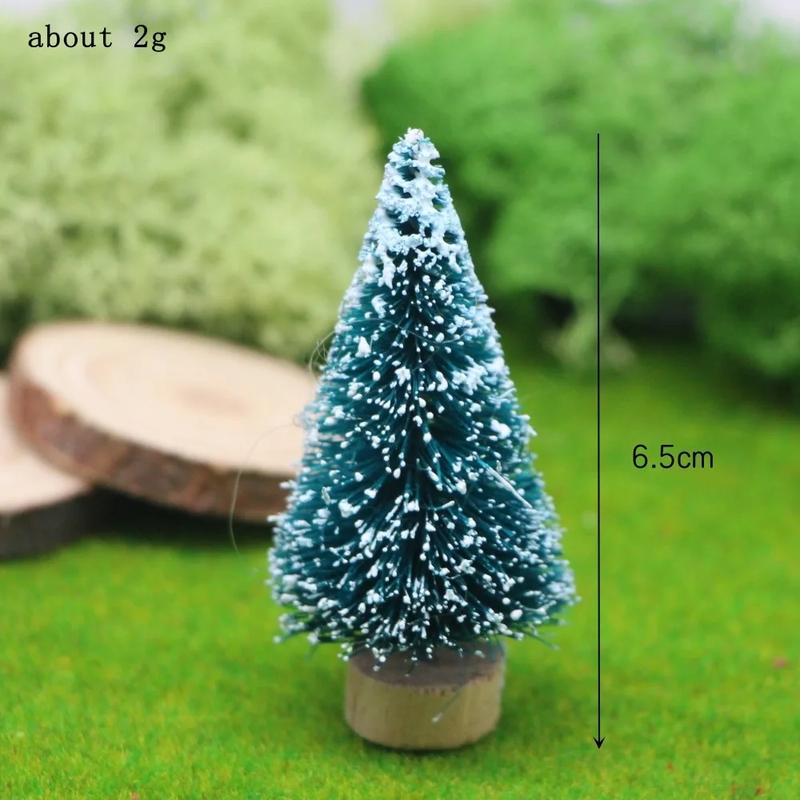 Product Introduction of 1Pc 1:12 Dollhouse Miniature Christmas Tree Cedar Tree Snowflake Pine Needle Tree Doll House Garden Decor Toy Accessories 22