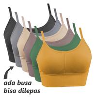 Gambar Scelta - Bra Sport Atasan Tanktop Rajut Tank Top Seamless Dengan Busa Dan Tali Strap At Sc 1106 - Abu dari Scelta Underwear Kota Administrasi Jakarta Barat 2 Tokopedia