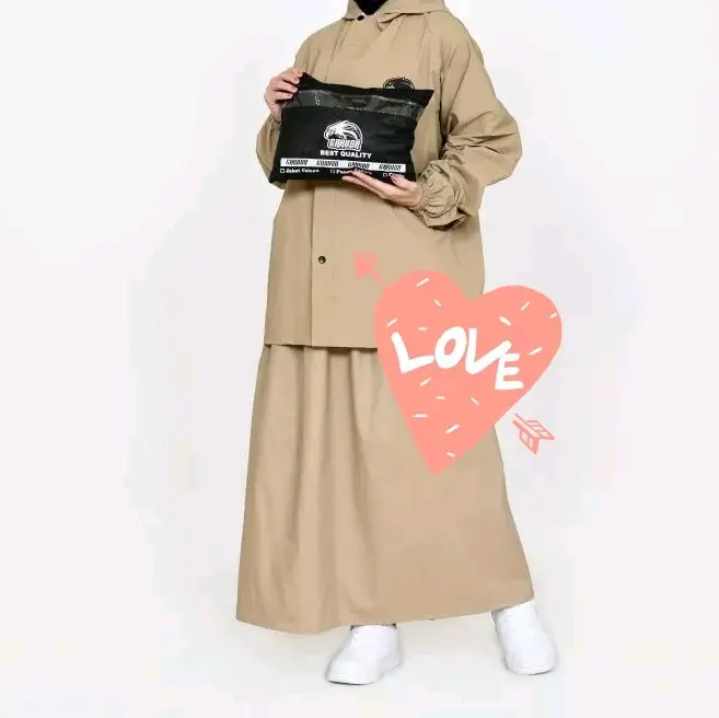 Jas Hujan Wanita Dewasa Setelan Rok by GARUDA 1