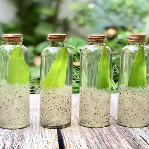 Set nấu mủ trôm hạt chia  nấu 3 lít nước, thức uống thơm ngon bổ dưỡng Không đường Tea box