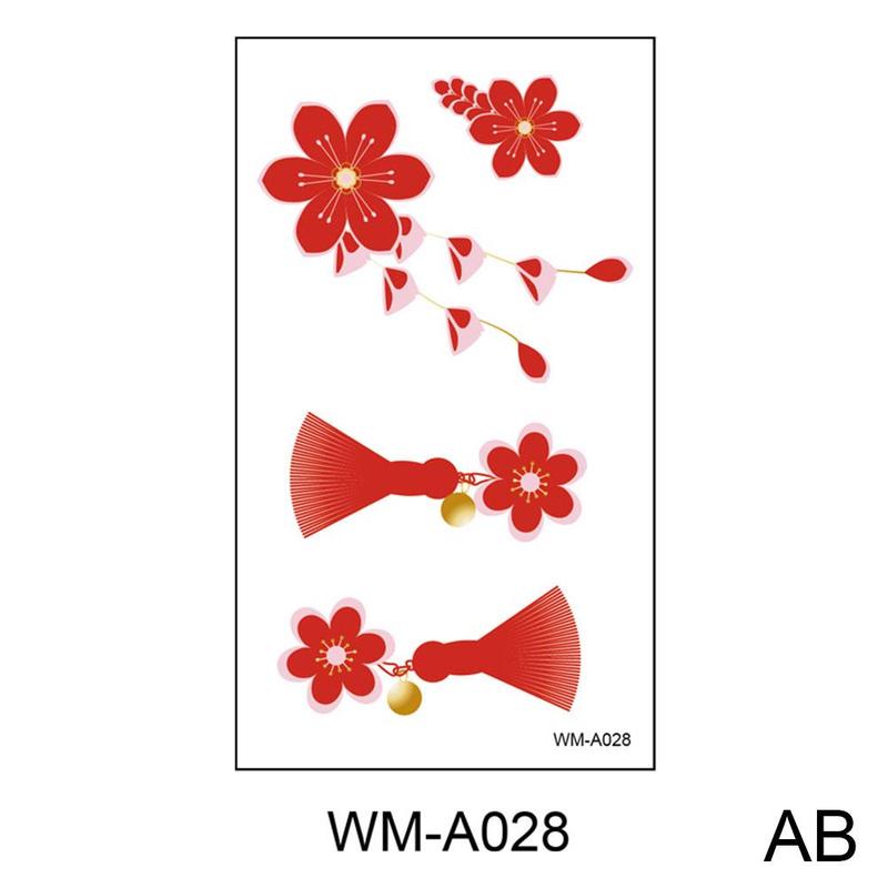 Product Introduction of Waterproof Temporary Tattoo Sticker Sexy Beautiful Sakura Flower Collarbone Arm Hand Body Art Flash Tattoo For Girls Women 19