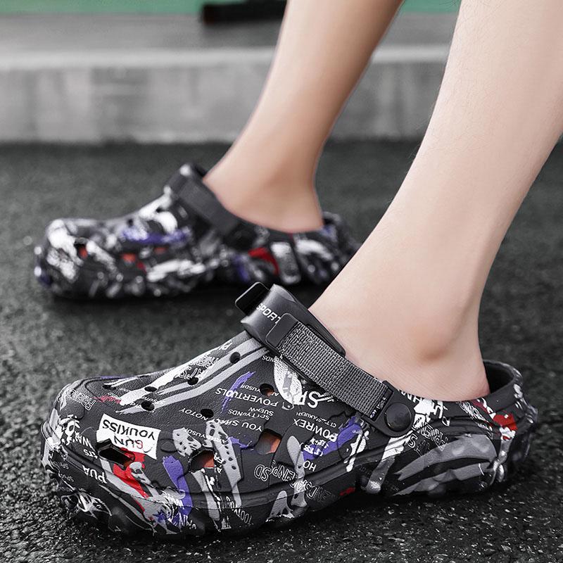 Trượt bãi biển ngoài trời, dép Guốc Sandal, dành cho nam giới, giày dép Eva 4