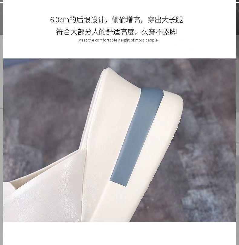 Product Introduction of Dép Đế Xuồng, Da Thật Mềm, Dành Cho Nữ, Thích Hợp Cho Mùa Hè, Có Thể Mặc Ngoài Trời, Hàng Mới Về 2024, Dép Dễ Phối Đồ Giày Đế Xuồng Cao Gót, Giày Đế Xuồng 2