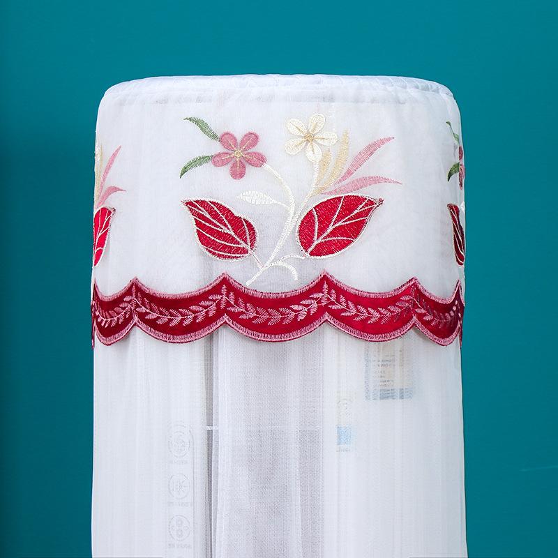 Product Introduction of New Model No-Remove Air Conditioner Cover for Cylinder Vertical Cabinet Machine, Round Living Room Air Conditioner Dust Cover for Gree Midea 15
