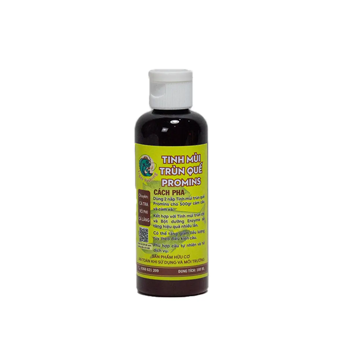 Tinh Mùi Trùn Quế Promins Chuyên Làm Mồi Câu Cá Tra, Cá Rô Phi Chai 100ml Bắt Cá Đi Câu Fishing Fish