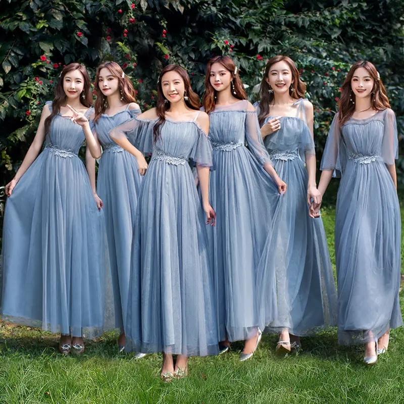 hipster bridesmaid dresses BABARONI Chiffon Marigold Bridesmaid Dresses Halter Floor-length Sleeveless  Ruched A-line