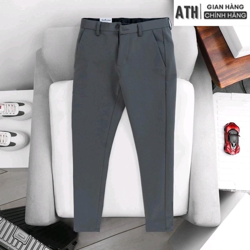 COMBO 2 Quần Tây Âu Nam Co Giãn 4 Chiều Ôm Body Đen, Xanh Đen, Xám Đậm, Xám Nhạt  Size 28 đến 37, Pants Menswear Có Túi 5