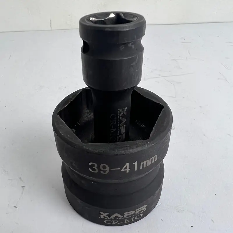 APR MATA SOCK CVT 39 41 MM + KONEKTOR 3INCH BONUS BAHAN CRMO TITANIUM UNTUK IMPACT WRENCH S17 3