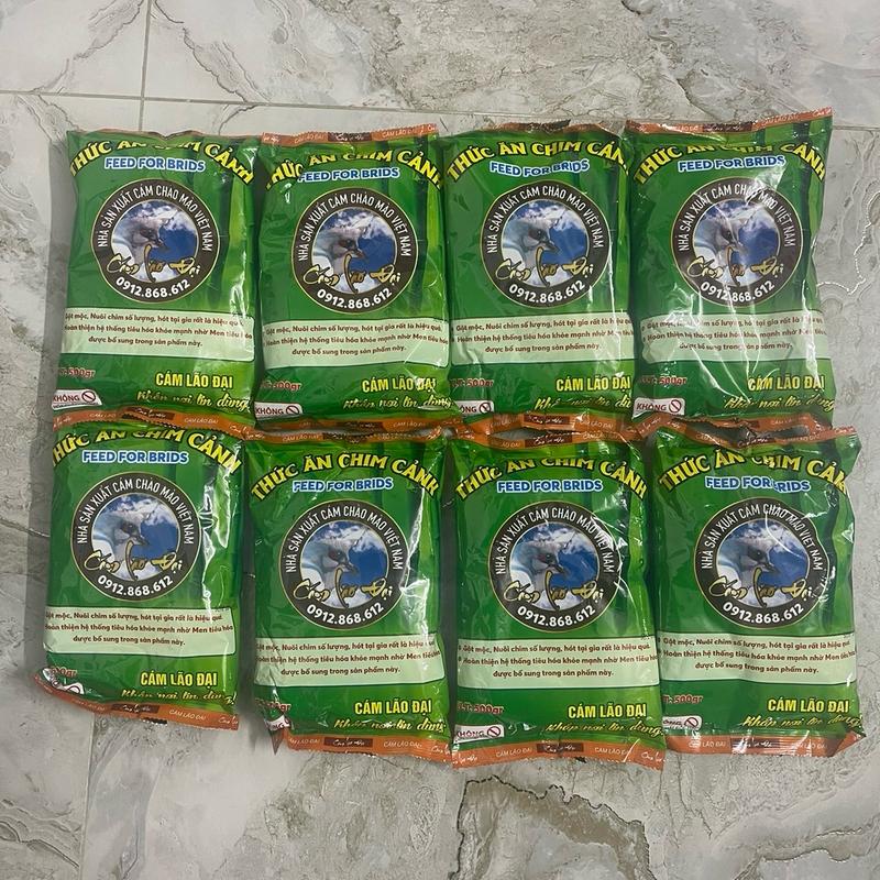  8 Gói Cám Tổng Hợp Lão Đại Cho Mọi Loại Chim Cảnh - Được Lựa Chọn Quà Tặng 