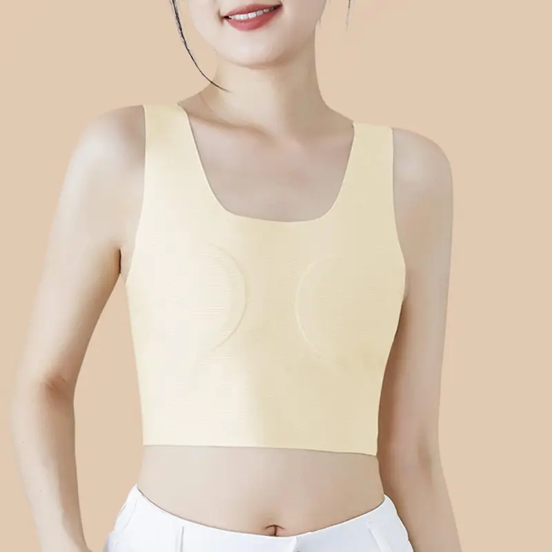 Đồ Lót Corset, Áo Ba Lỗ Cropped Xén, Áo Vest Corset Ngắn, Áo Sơ Mi Không đường May, Dành Cho Nữ, Đồ Lót Thể Thao, Y6X9 2