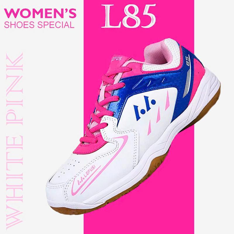 [KÈM QUÀ] Giày Cầu Lông Lefus L85 Chính Hãng Cao Cấp Unisex Đế cao su mặc kháng EVA đàn hồi Da PU Sneaker giay  caulong