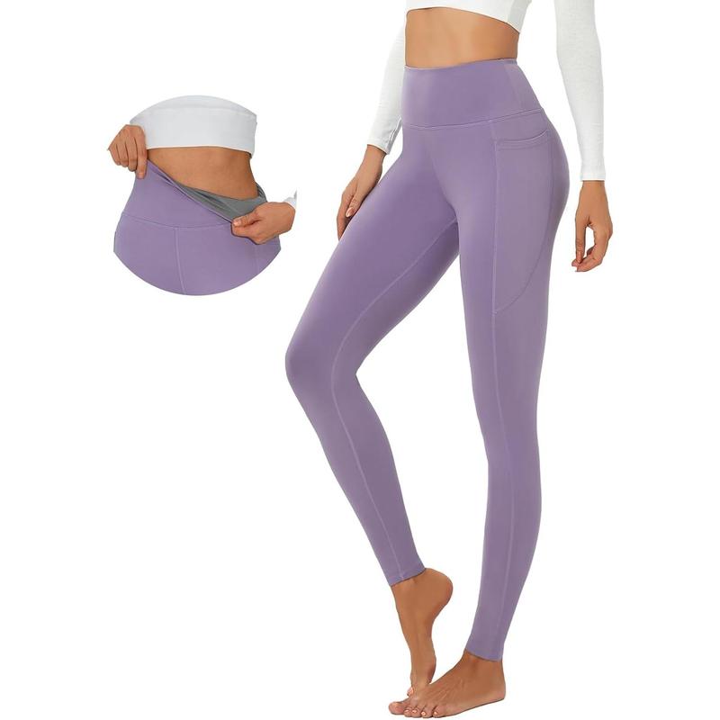 TikTok Shop Yoga Pants Women Tummy Control Leggings for Women Active Gym Pants High Waisted Workout Leggings with Pockets