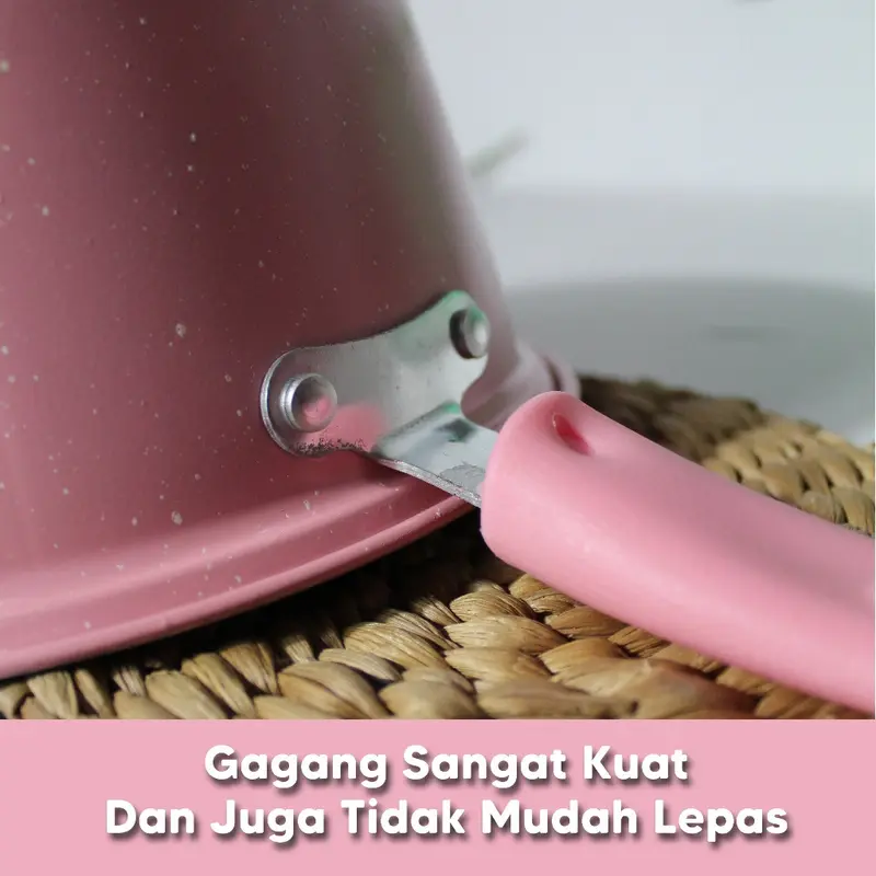 COD PANCI SUP TUTUP KACA ENAMEL GAGANG ANTI LENGKET 18CM 20CM 22CM 24CM sop 4