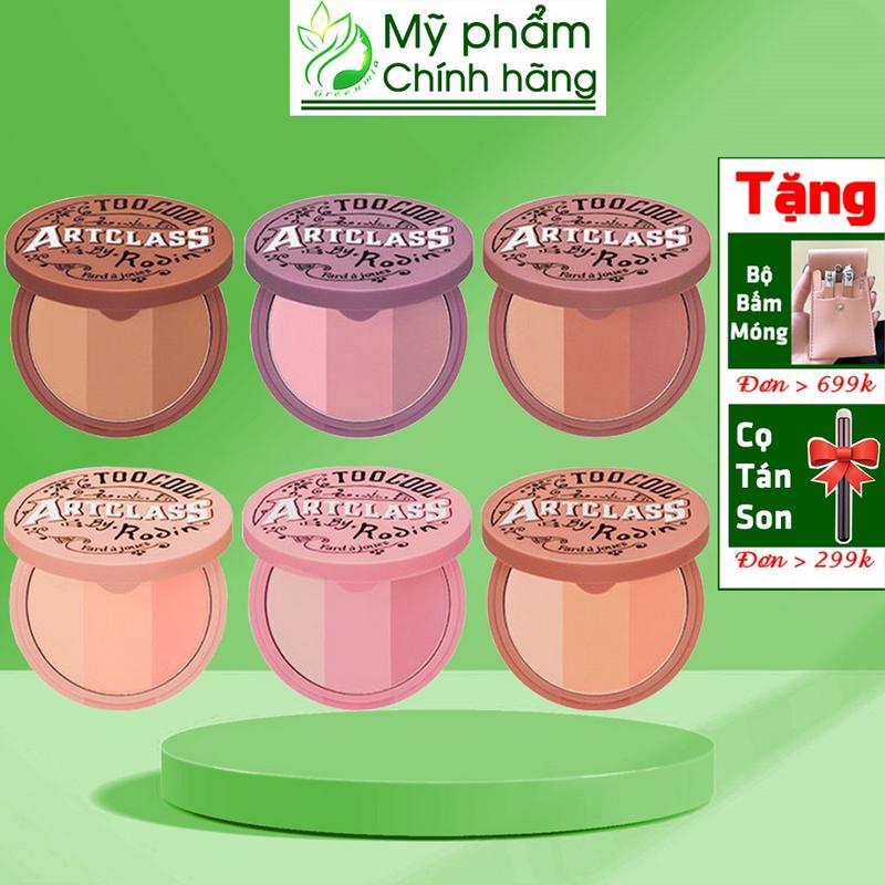 Phấn Má hồng Too Cool For School ArtClass By Rodin Blusher 3 Màu ROSE PECHE GINGER