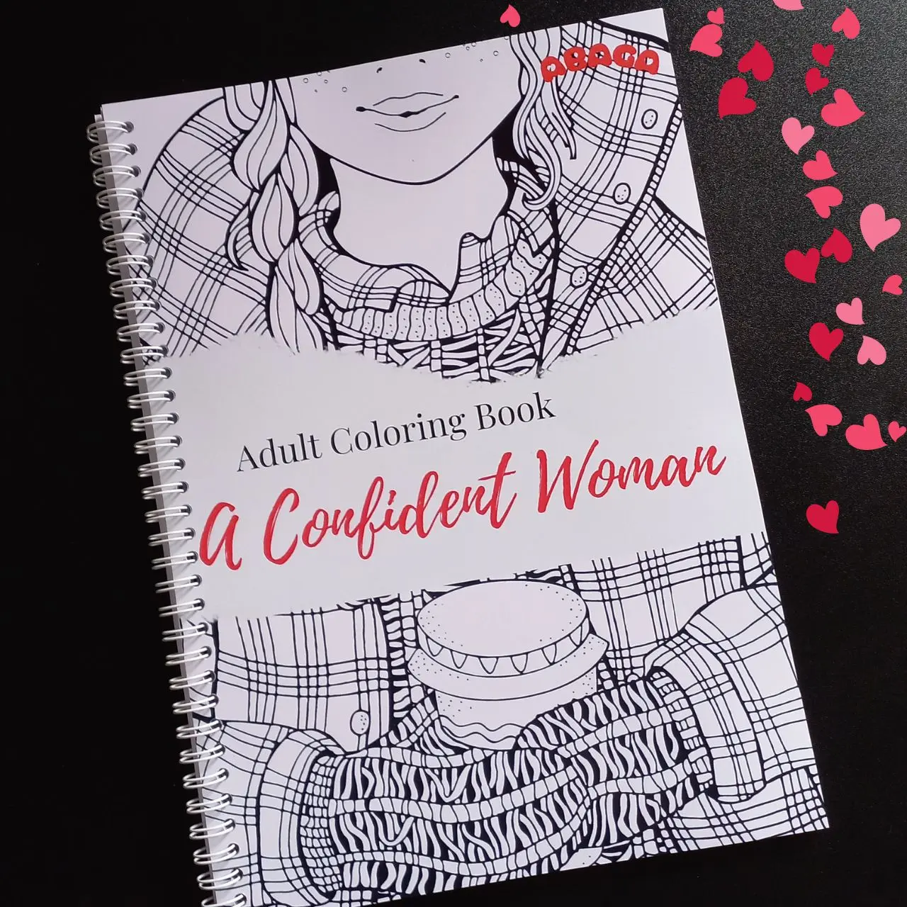 Adult Coloring Book Woman, Buku Mewarnai Dewasa Wanita Perempuan Anti Stress