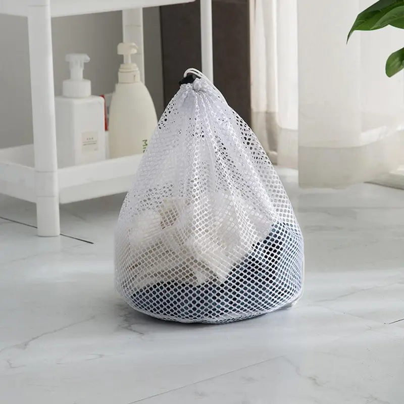 Drawstring Laundry Bag, 1 Count Washing Machine Special Washing Bag, Thickened Material Protects Clothes From Damage, Suitable for A Variety Of Clothes, Laundry Products 8