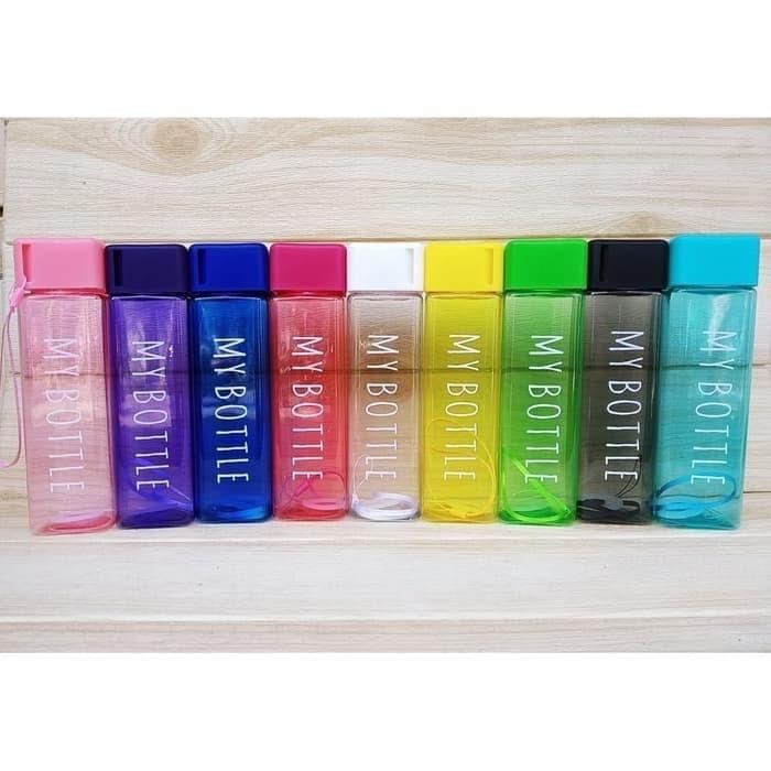 My Bottle Kotak Botol Minum Model Baru Persegi Beset Seller 0