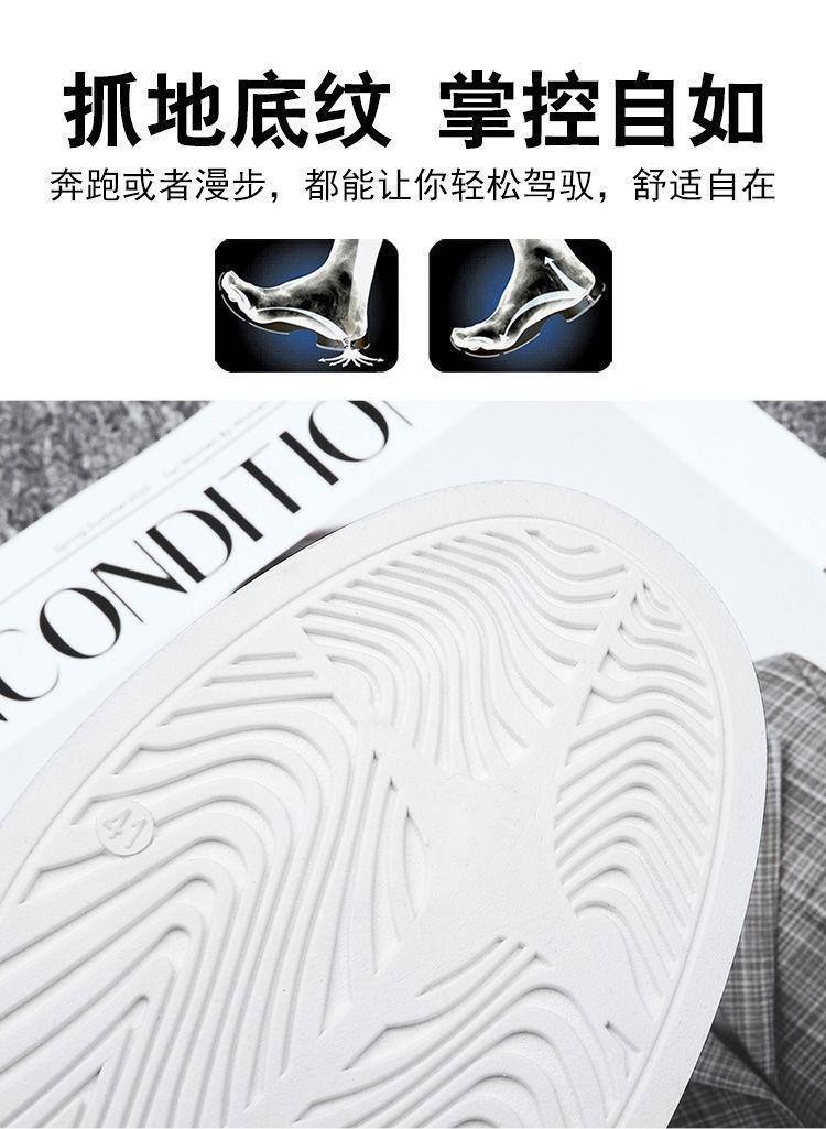 Product Introduction of 2024 Spring New Korean Men's Shoes Student Sports All-Match Canvas Board Shoes Casual White Shoes Ins Trendy Men's Shoes Runner Athletic Trainers Training 8