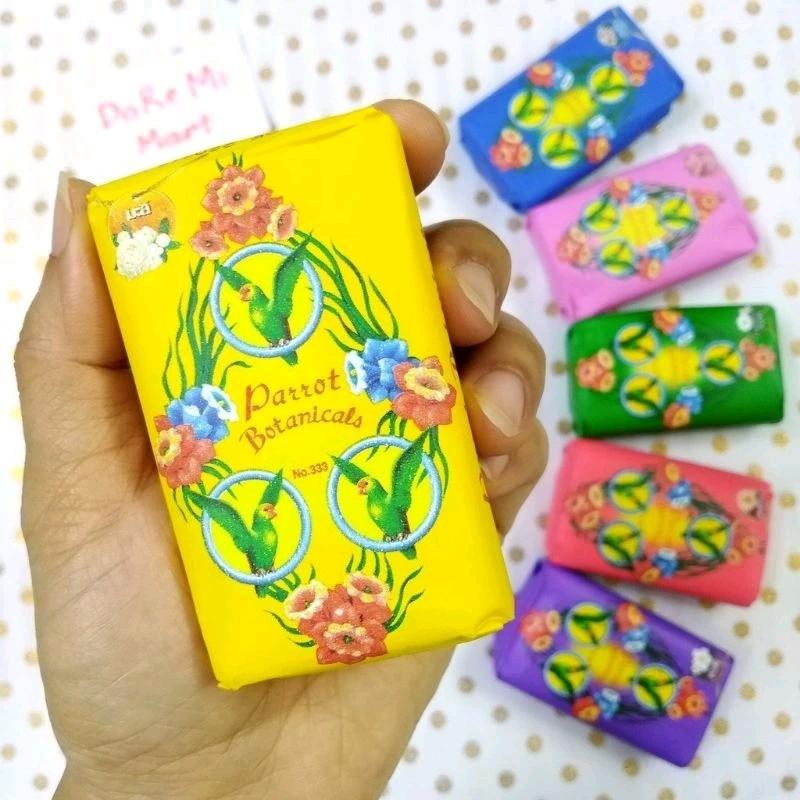 Lốc 6 cục xà bông vẹt Thái Lan PARROT 55gr/cục, chiếc xuất thiên nhiên, thơm lâu, sáp thơm Thái Lan, xà bông tắm vẹt Dưỡng Da Body Dưỡng Body