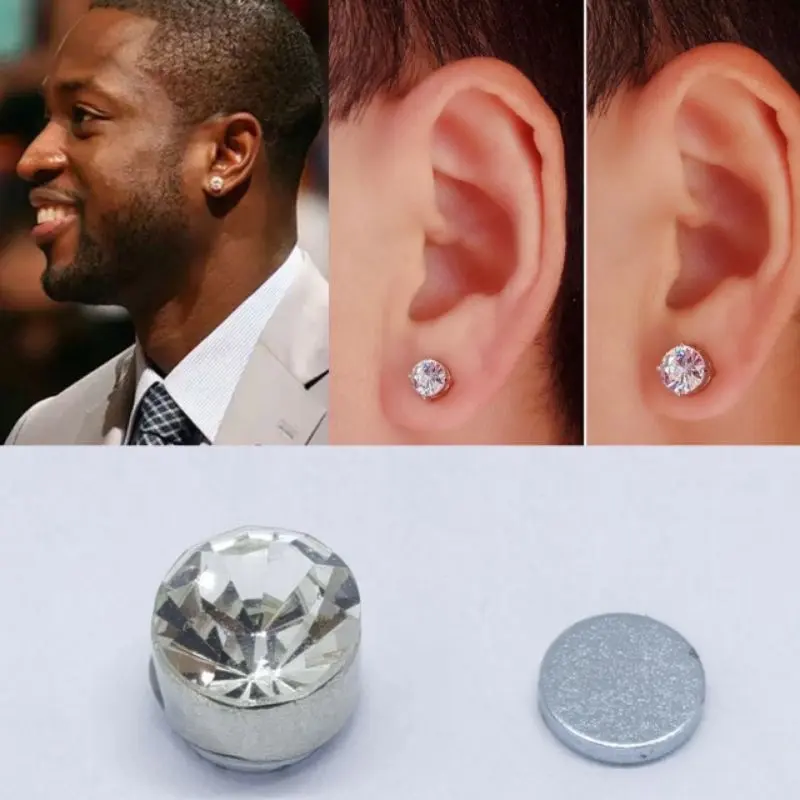 Anting magnet permata / anting magnet mutiara / anting magnet berlian