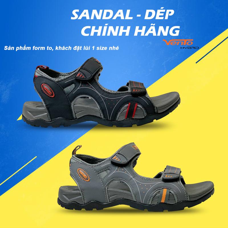 [ FORM TO LÙI 1 SIZE ] Sandal Có Size 45 | Giày Sandal Vento Nam Big Size NV3610