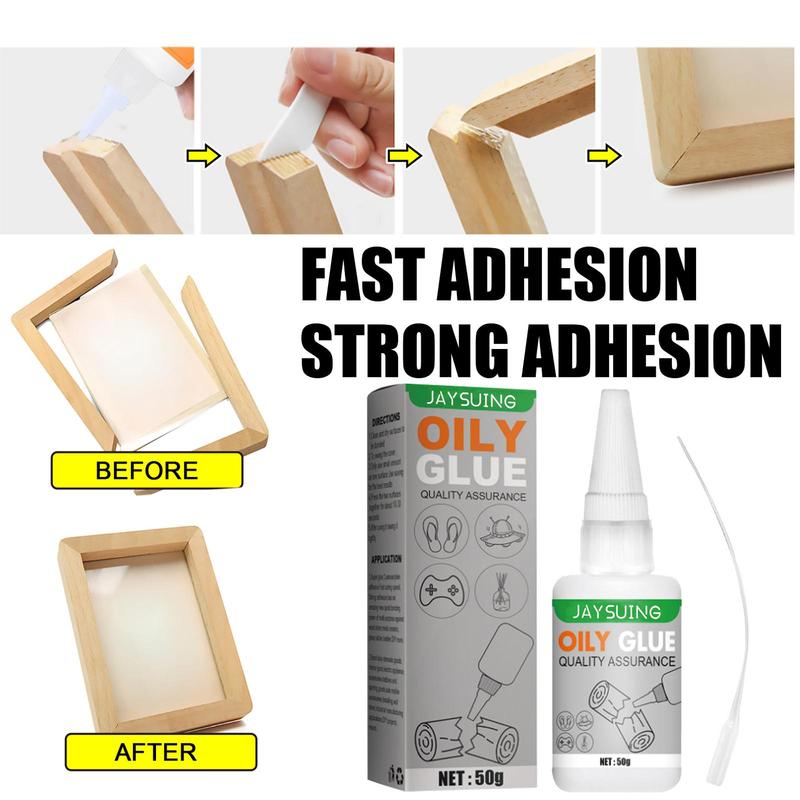Welding High-strength Oily Glue, 1 Count Waterproof and Heat-resistant Repair Oily Glue for Shoes, Metal, Wood 2