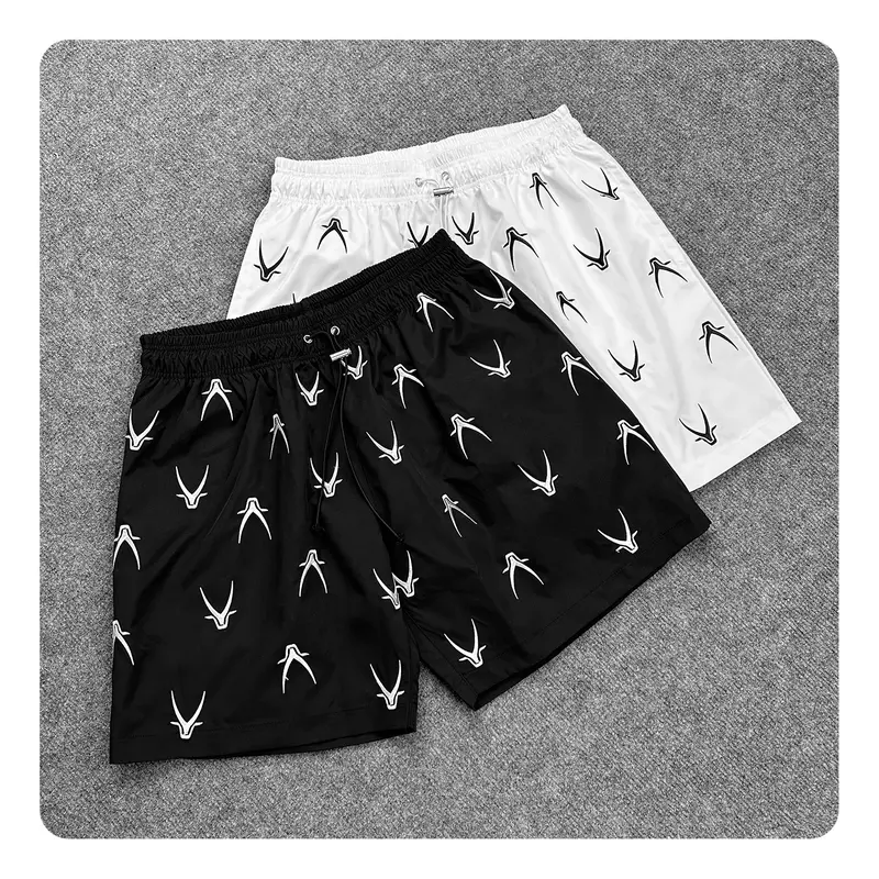 Quần short dù X-Lunacy form trên gối Nam nữ oversize streetwear Lunacy Có Túi 4