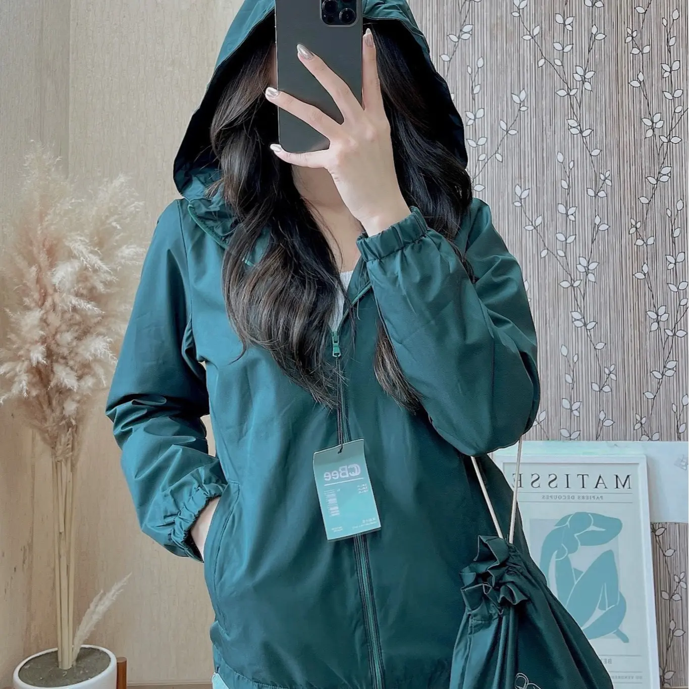 Áo gió nữ 2 lớp trơn CCbee