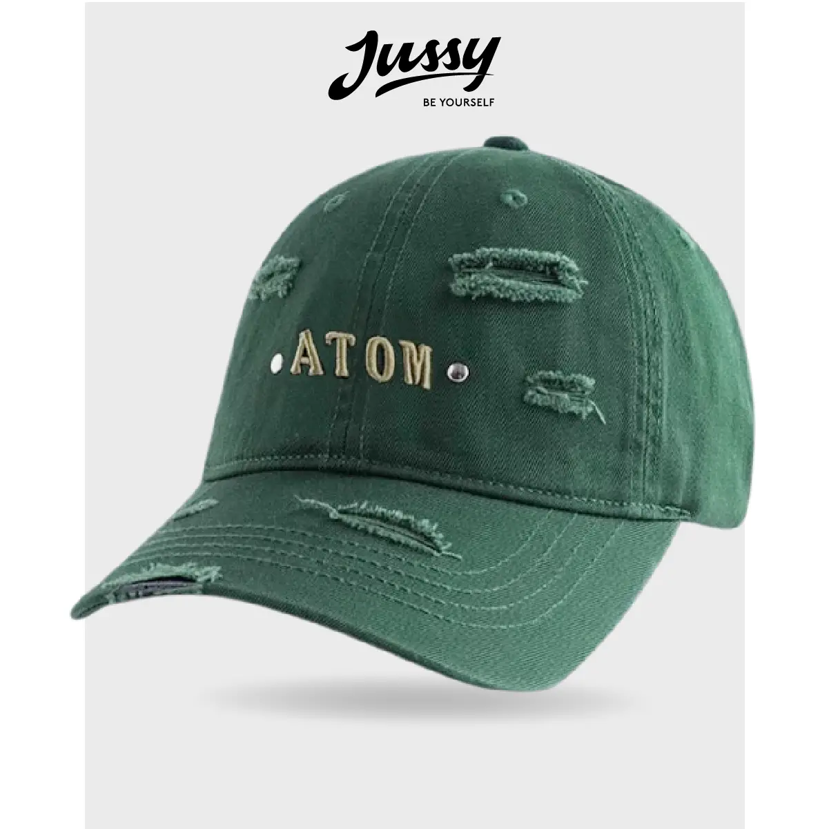 Mũ Lưỡi Trai Atom Nón Kết Nam Nữ Jussy Fashion Phong Cách Nón Form Mềm Unisex Vải Cotton 1 Lớp Nhiều Màu Hot Cap Women Hat - 1