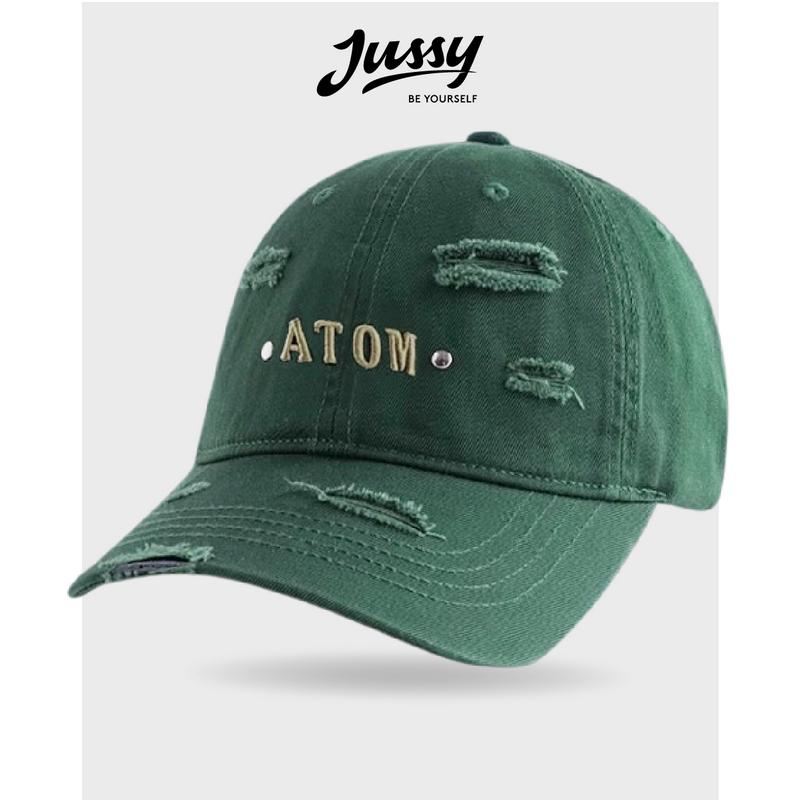 Mũ Lưỡi Trai Atom Nón Kết Nam Nữ Jussy Fashion Phong Cách Nón Form Mềm Unisex Vải Cotton 1 Lớp Nhiều Màu Hot Cap Women Hat