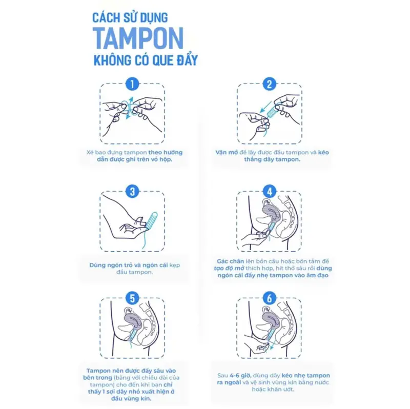 BVS Chống Tràn, Combo Tampon Facelle Size 4 + 5 Giọt, Dành Cho Những Ngày "Dâu" Nhiều Và Rất Nhiều Của Chị Em Phụ Nữ 6
