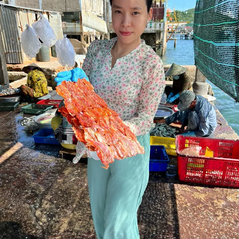KHÔ CÁ PHÈN Tẩm Gia Vị mặn mặn ngọt ngọt Food Snack Ăn Vặt 3
