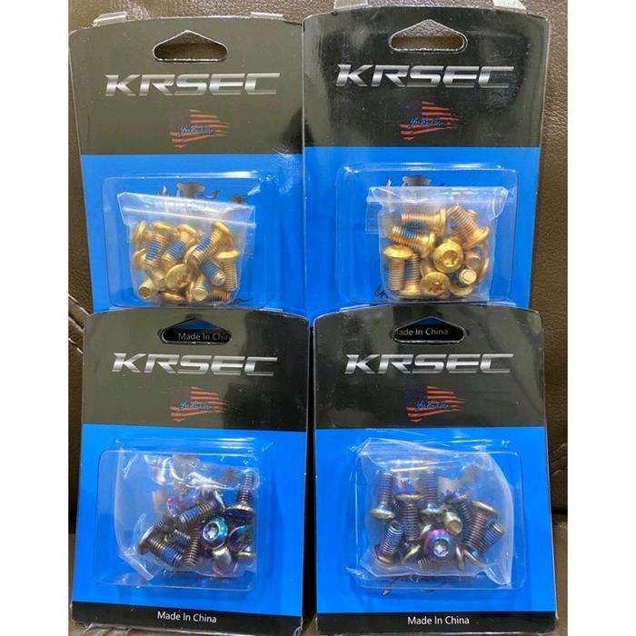 Jual Baut Rotor Disc Brake KRSEC 12Pcs M5*10 T25 - Jakarta Barat ...