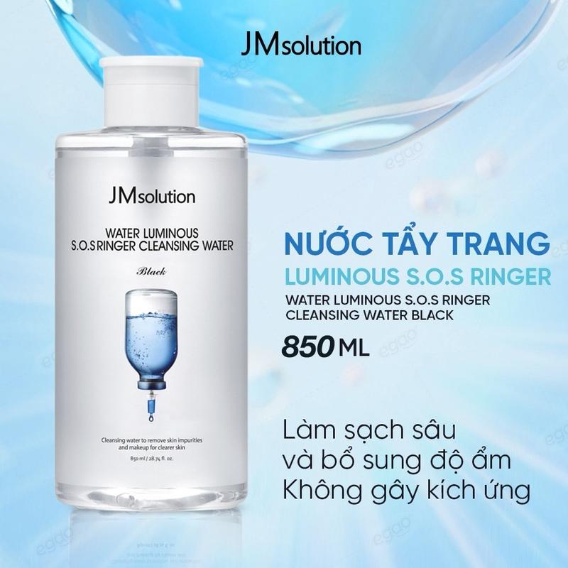    850ml   Nước Tẩy Trang Luminous SOS Ringer JMsolution Hàn Quốc 
