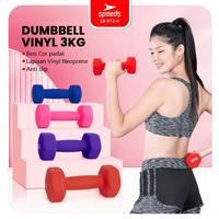 Gambar SPEEDS Dumbell Barbel Mini Angkat Beban Latihan Otot Barbel Wanita Neoprene-Alat Fitnes Cewek Vinyl Otot 012-4 - 1KG BIRU dari Calary Toys Kota Surabaya 3 Tokopedia