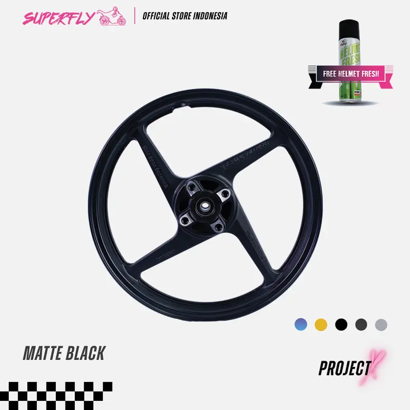 Velg Honda Beat/Honda Genio/Scoopy Fi Superfly Project X 3