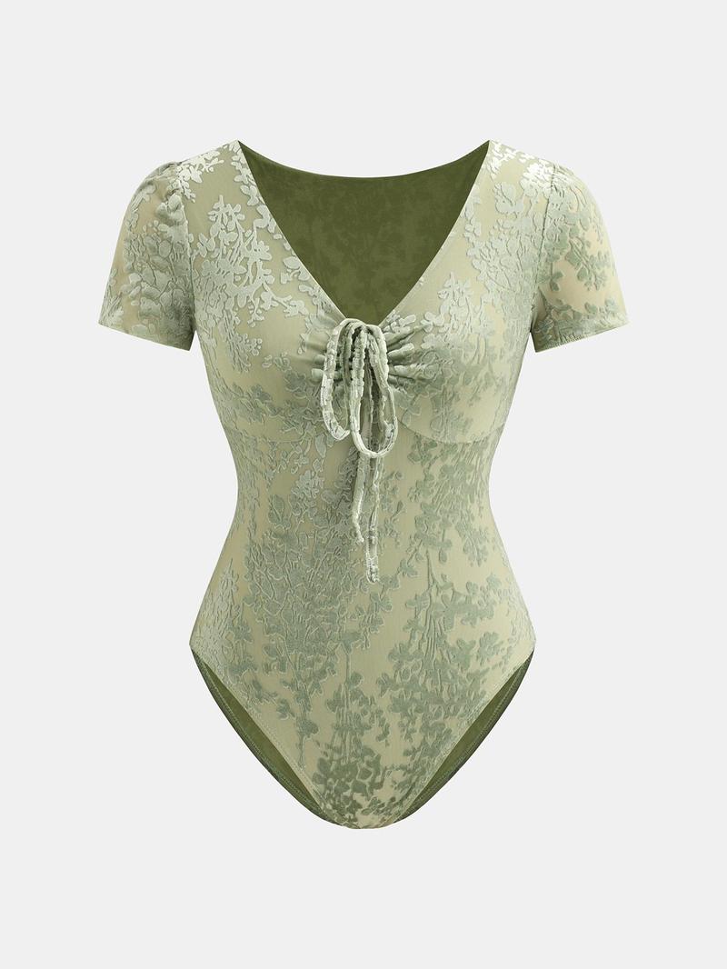 Product Introduction of YOZY Women's Bodysuit & Skirt Two-piece Set, Elegant Fashion Casual Two Piece Outfits for Daily Outdoor Wear, Women Clothing for All Seasons 4