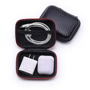 11.5 x 8 x 3.5 DOMPET JUMBO / Pouch Headset / Handsfree Persegi PANJANG Dengan Ritsleting
